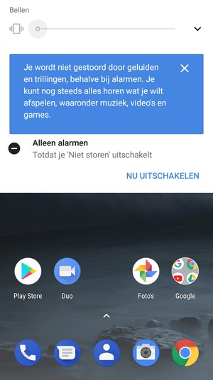 Klik nog een keer voor stille modus