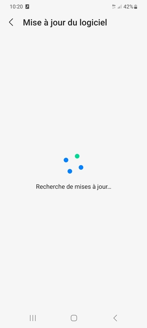 Veuillez attendre la fin de la recherche