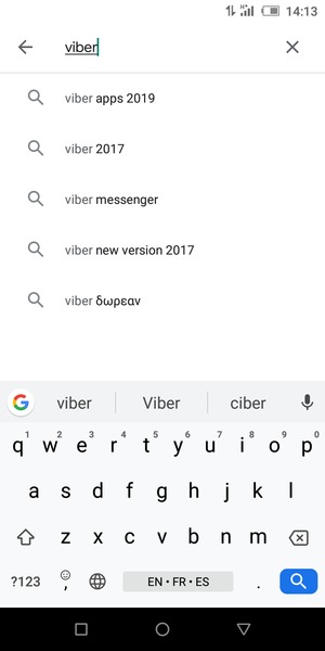 Enter the app name and select Search