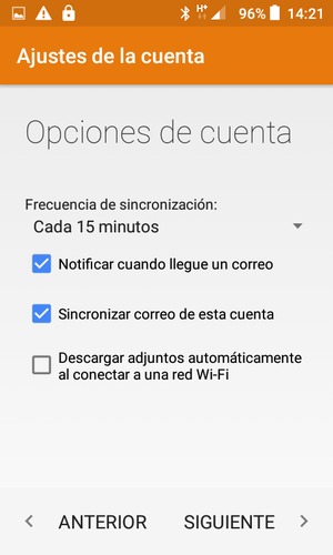 Seleccione SIGUIENTE