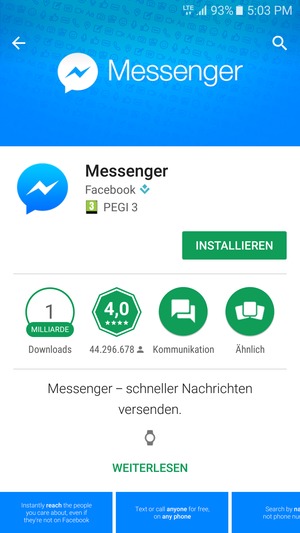 Wählen Sie INSTALLIEREN