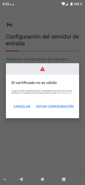 Seleccione EDITAR CONFIGURACIÓN