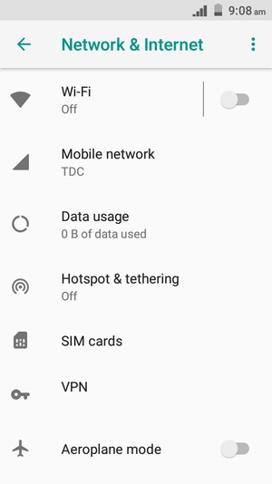 Select Mobile network