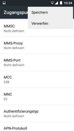 Wählen Sie Speichern