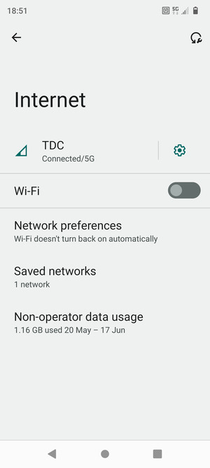 Turn on Wi-Fi