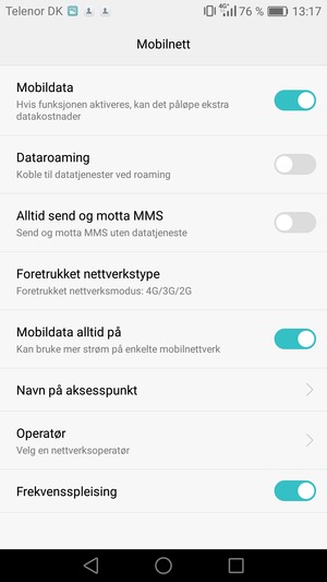 Velg Navn på aksesspunkt