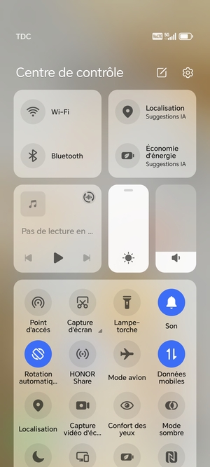 Activer Luminosité automatique