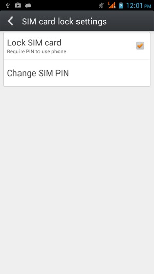 Select Change SIM PIN