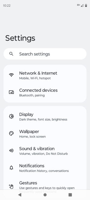 Select Network & Internet