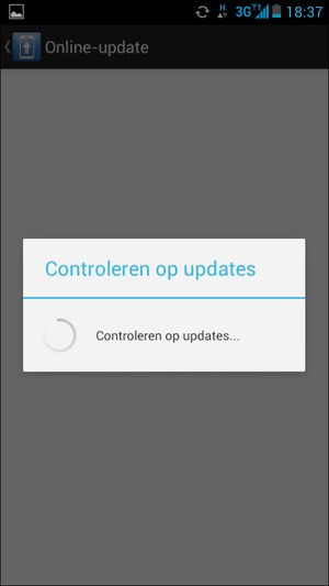 Wacht tot de zoekopdracht beëindigd is