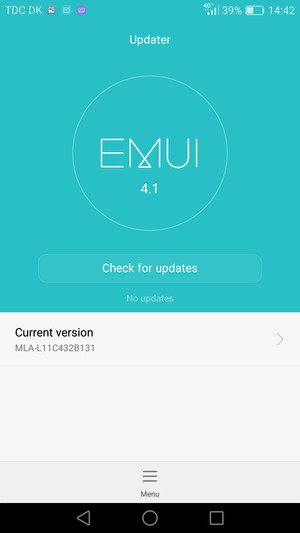 Select Check for updates