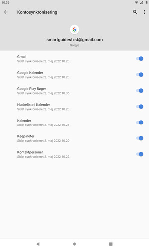 Vælg Menu-knappen