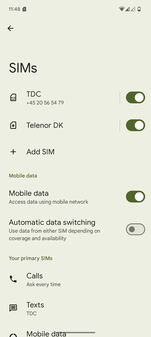 Your eSIM has now been activated