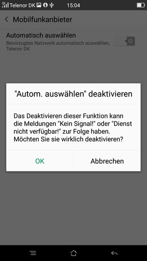 Wählen Sie OK