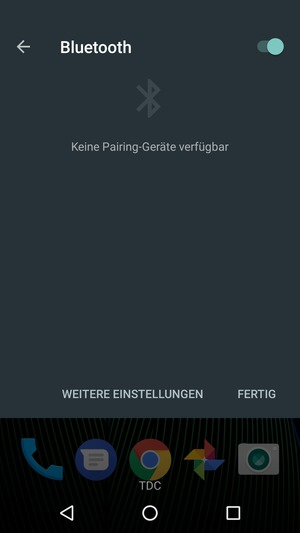 Schalten Sie Bluetooth aus