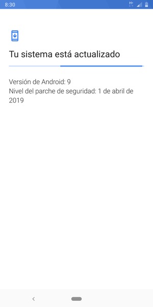 Espere a que la búsqueda termine