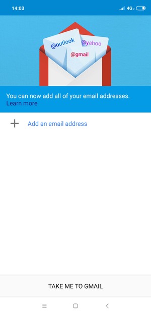 Select Add an email address