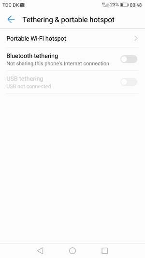Select Portable Wi-Fi hotspot