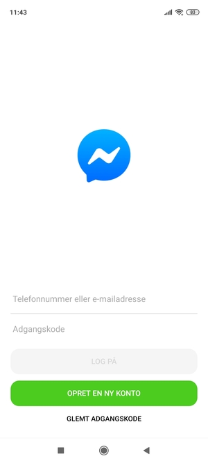 Din app er klar til brug