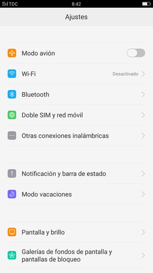 Seleccione Wi-Fi