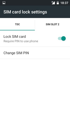 Select Public and select Change SIM PIN
