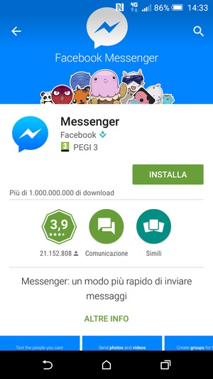 Seleziona INSTALLA