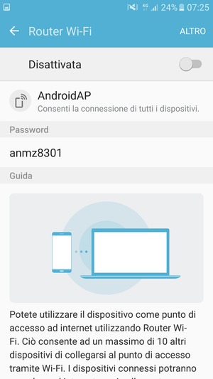 Attiva Router Wi-Fi
