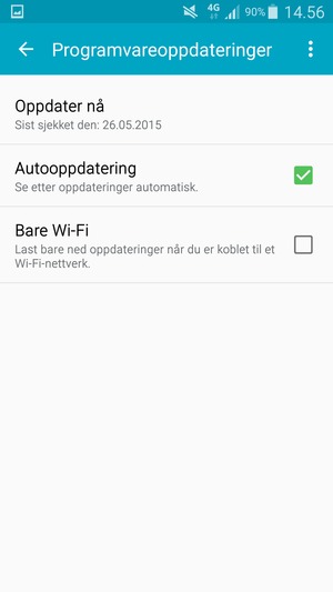 Velg Oppdater nå
