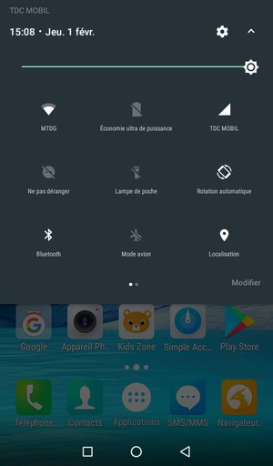 Sélectionnez Wi-Fi