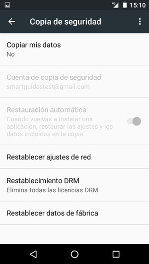 Seleccione Copiar mis datos