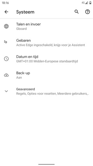 Selecteer Geavanceerd