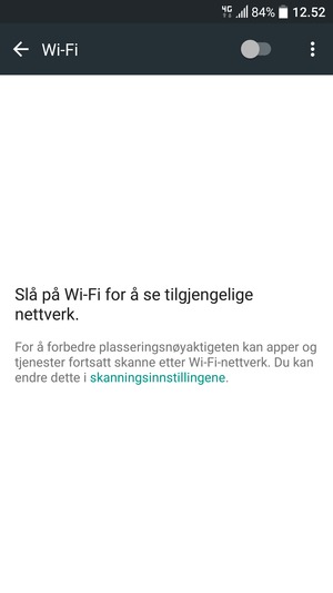 Slå Wi-Fi på
