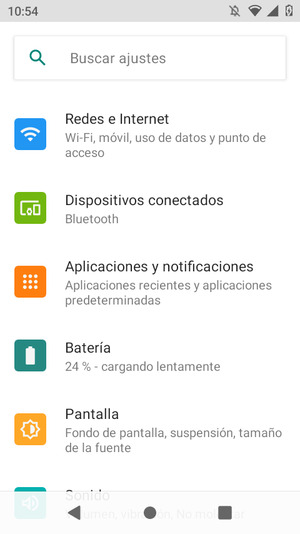 Seleccione Redes e Internet