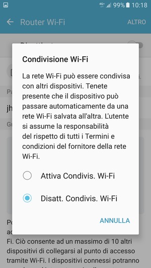 Seleziona la tua opzione preferita
