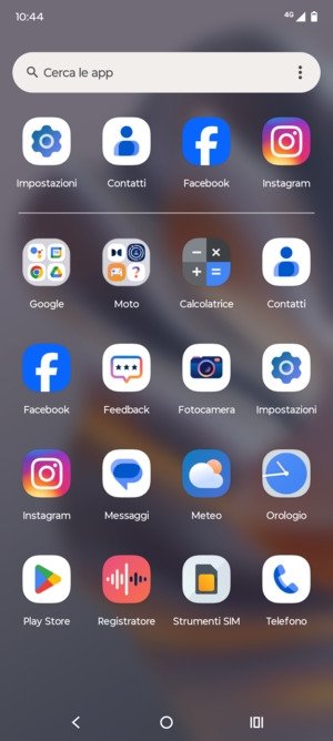 Seleziona Impostazioni