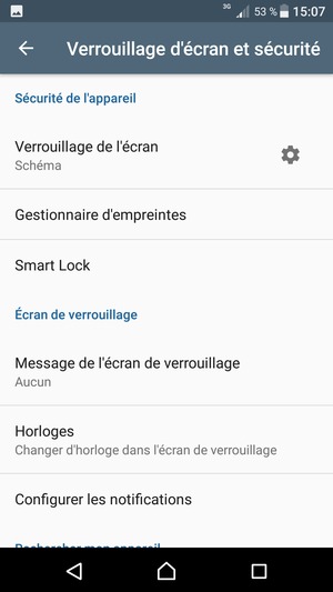 Votre téléphone est maintenant sécurisé par un écran de verrouillage