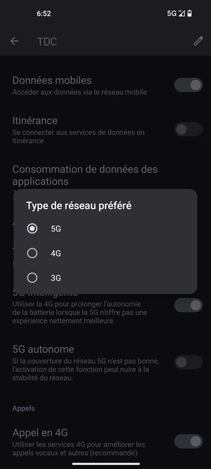 Sélectionnez votre option préférée