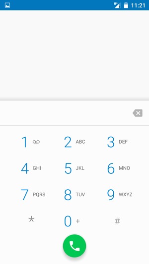 Premi e tieni premuto il numero 1