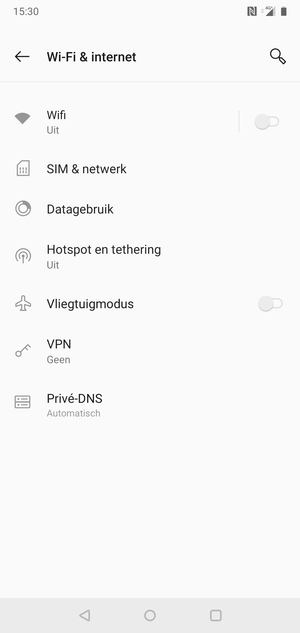Selecteer SIM & netwerk