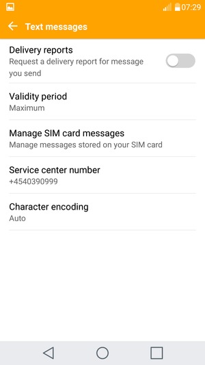 Select Service center number