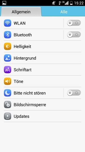 Wählen Sie Alle / Mehr...