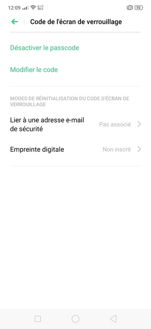 Votre téléphone est maintenant sécurisé par un écran de verrouillage