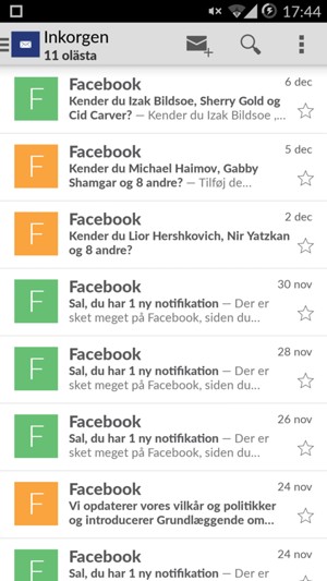 Din Gmail/Hotmail är klar att användas