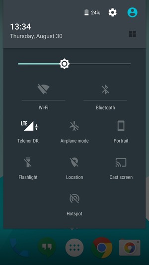 Select the Settings button
