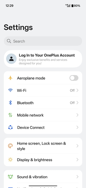 Select Mobile network