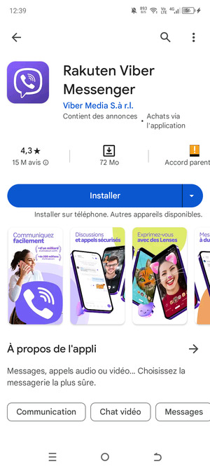 Sélectionnez Installer