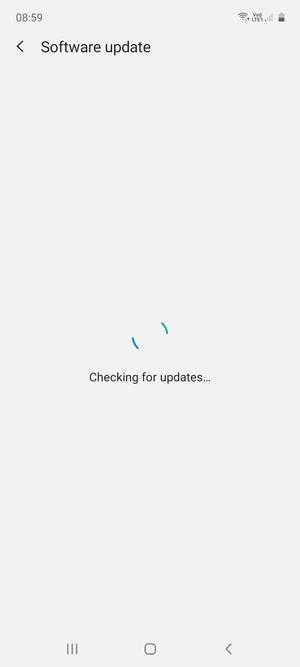 Wait for the search to finish