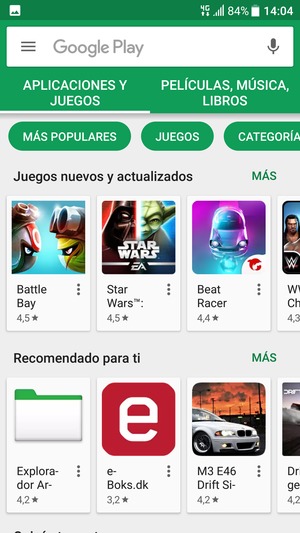Seleccione la barra de Búsqueda