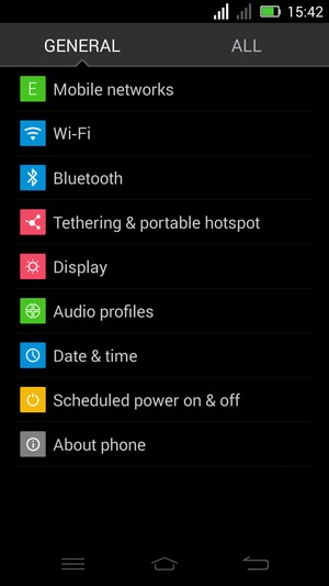 Select Wi-Fi