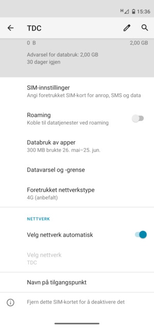 Bla til og velg Navn på tilgangspunkt